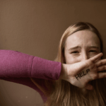 depressed woman