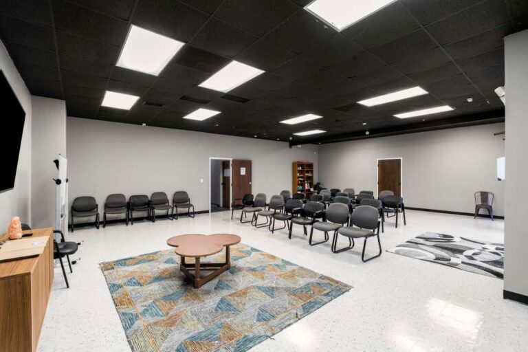 A meeting room at New Mind Wellness